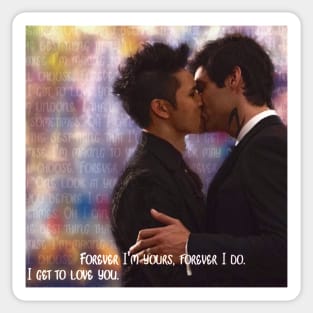 Malec Wedding Music Moment Sticker